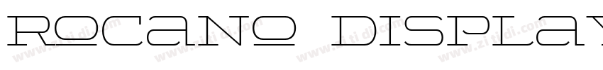 Rocano Display Light字体转换